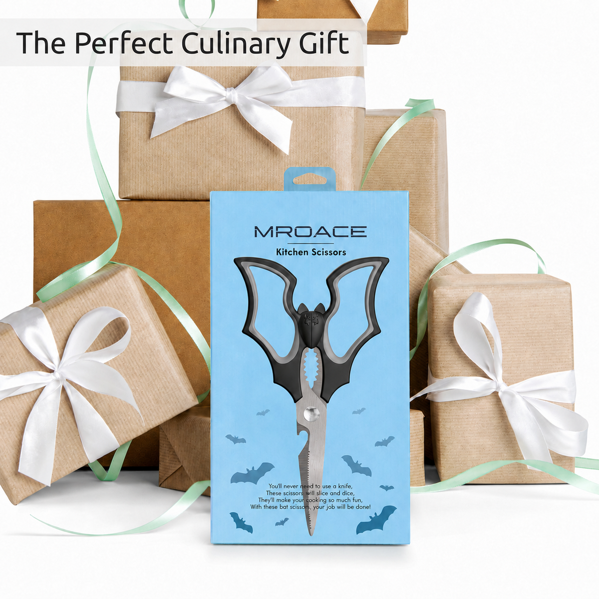 Mroace Bat Shaped Kitchen Scissors