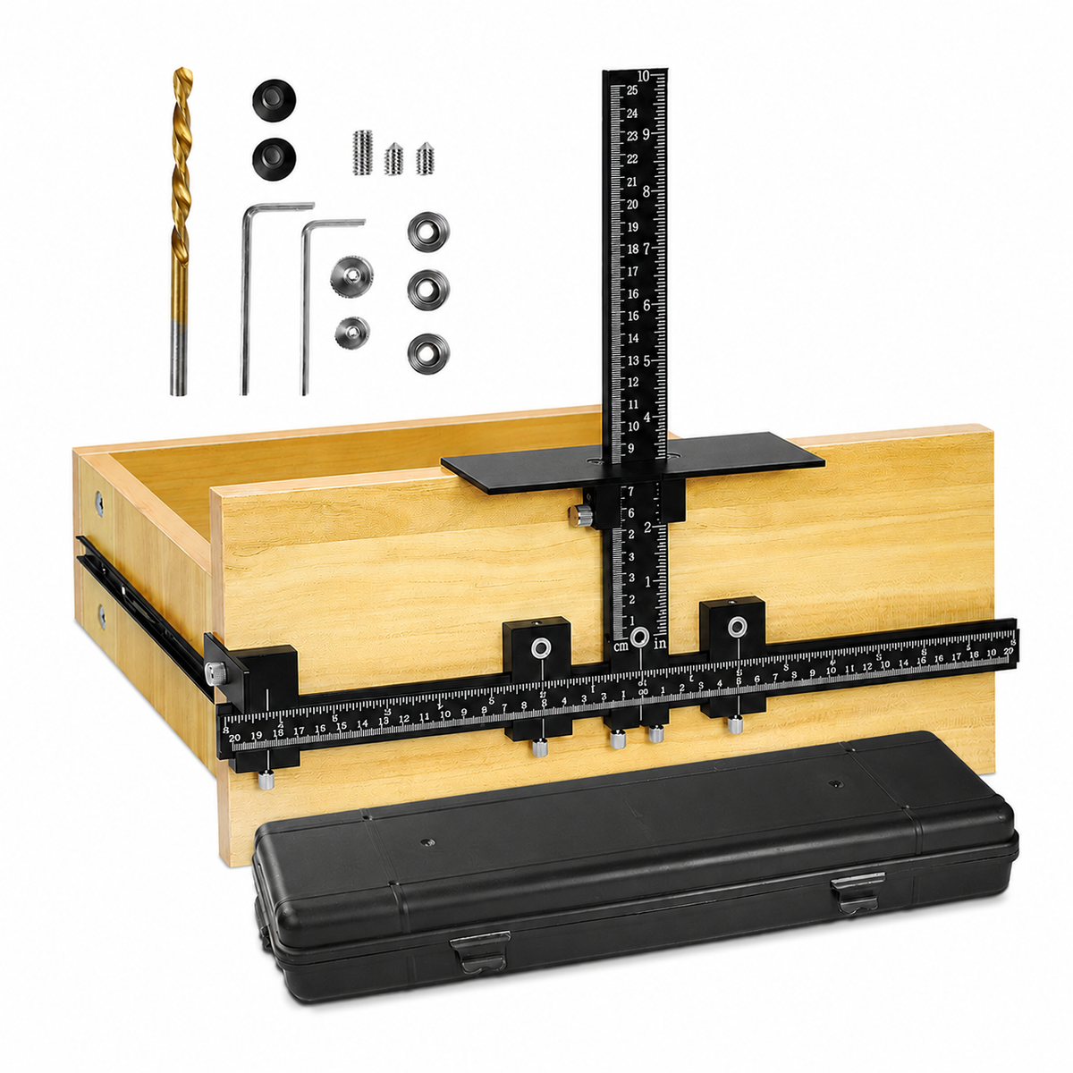 Mroace Aluminum Cabinet Hardware Jig