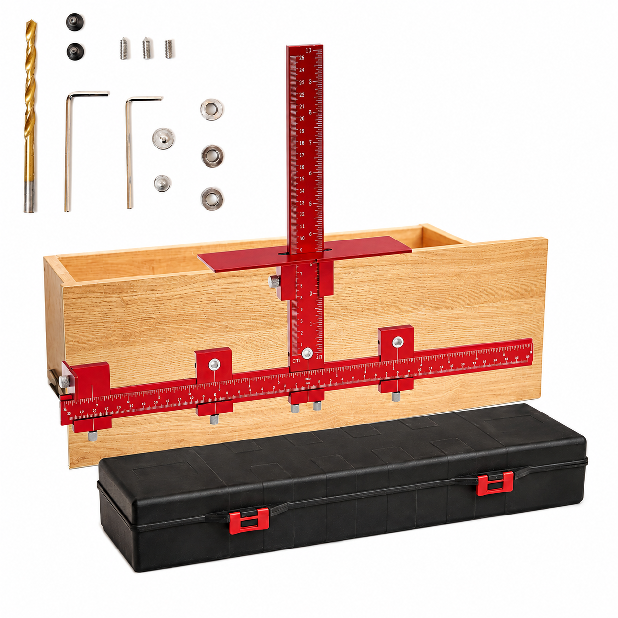 Mroace Aluminum Cabinet Hardware Jig