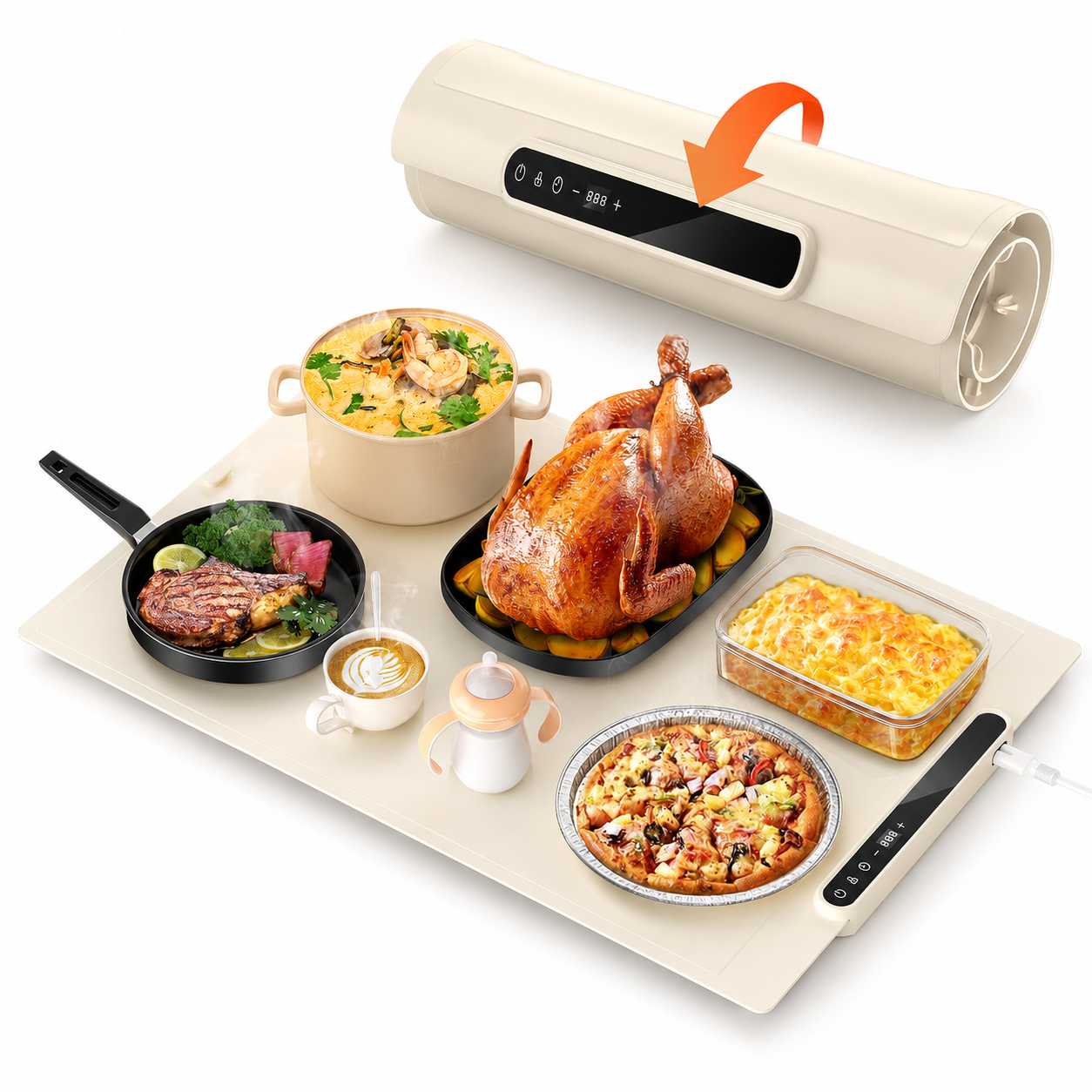 Mroace Foldable Food Warming Mat