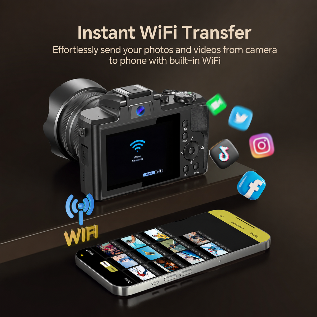 Mroace Autofocus Digital Vlogging Camera