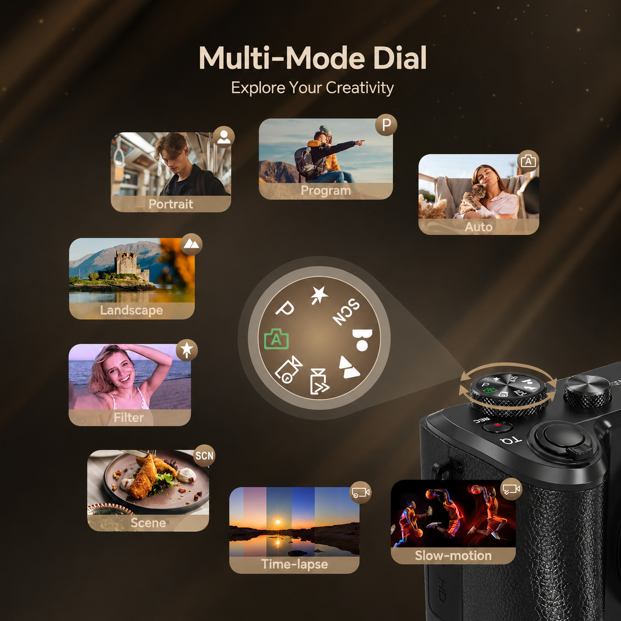 Mroace Autofocus Digital Vlogging Camera