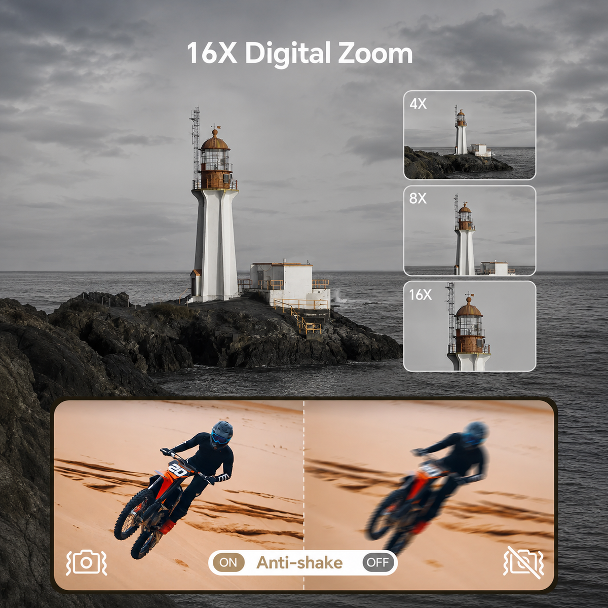 Mroace Autofocus Digital Vlogging Camera