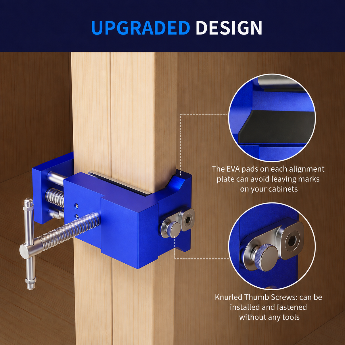 Mroace Adjustable Face Frame Cabinet Clamps