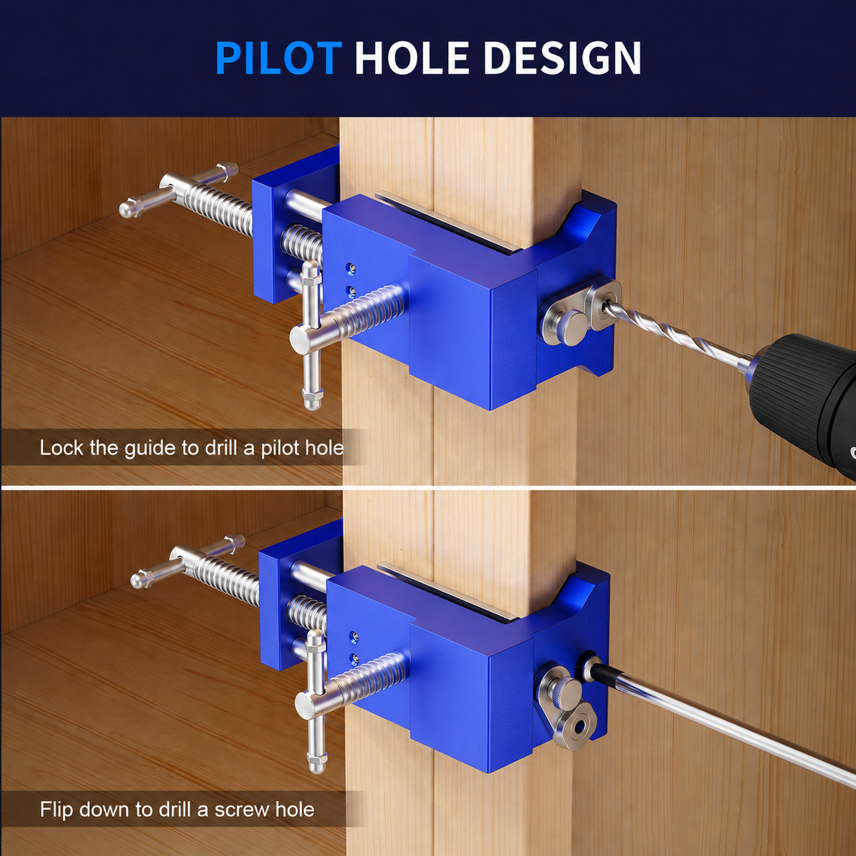 Mroace Adjustable Face Frame Cabinet Clamps