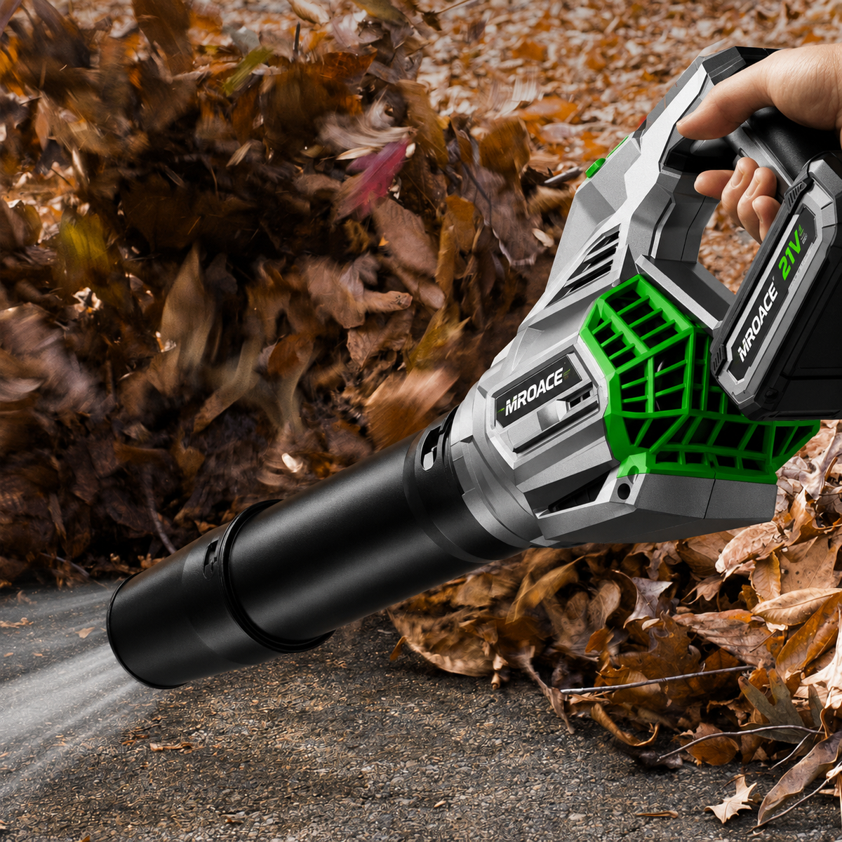 Mroace Cordless Brushless Electric Leaf Blower