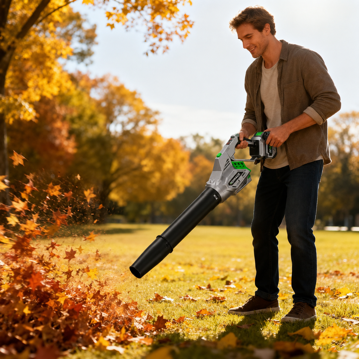 Mroace Cordless Brushless Electric Leaf Blower