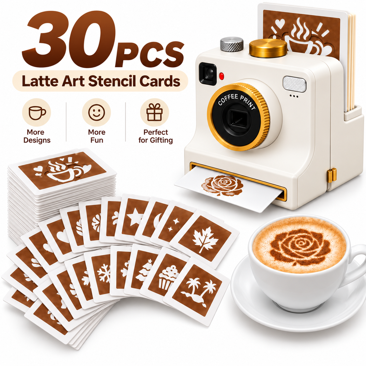 Mroace 3D Printed Latte Art Camera