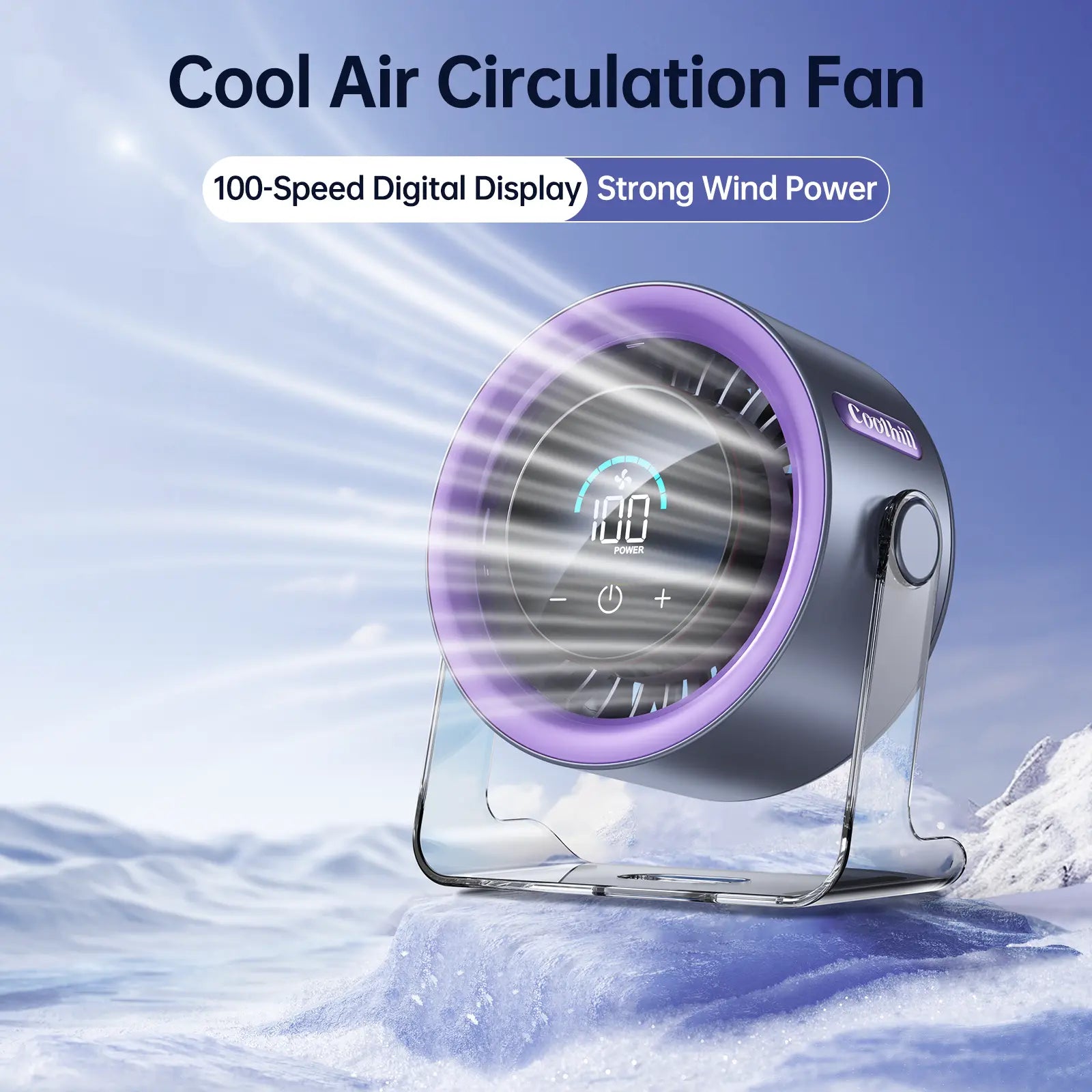 Mroace Desktop Fan Turbo Table Fan