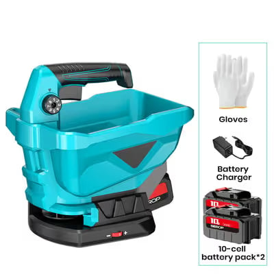 Mroace Cordless Electric Seed And Fertilizer Spreader