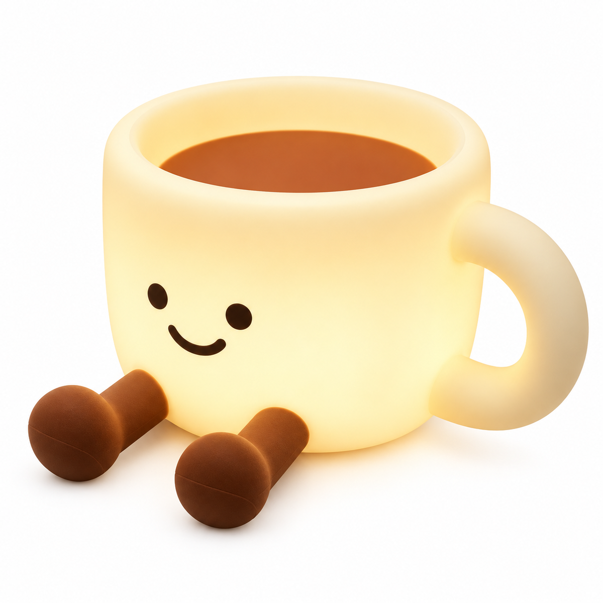 Mroace Multifunctional Silicone Coffee Mug Night Light With Phone Stand