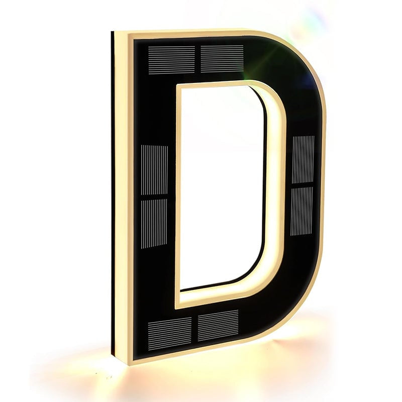 Mroace Waterproof Solar LED House Number Sign