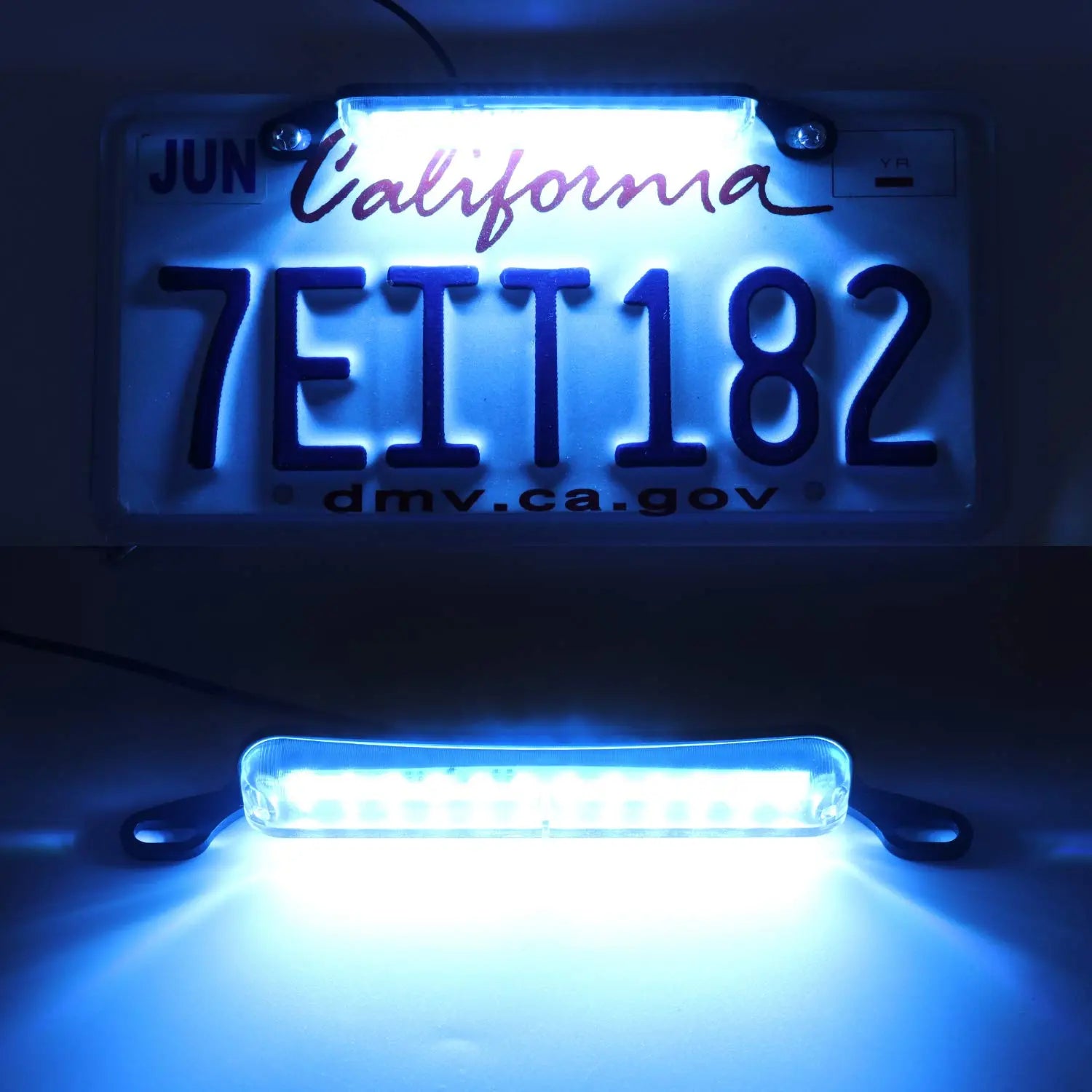Mroace 6000K Xenon White License Plate LED Light
