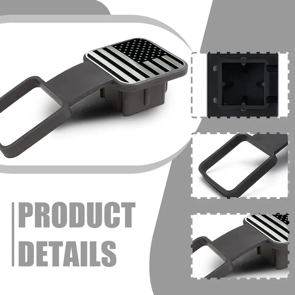 Mroace American Flag Hitch Cover for 2 Inch Receivers