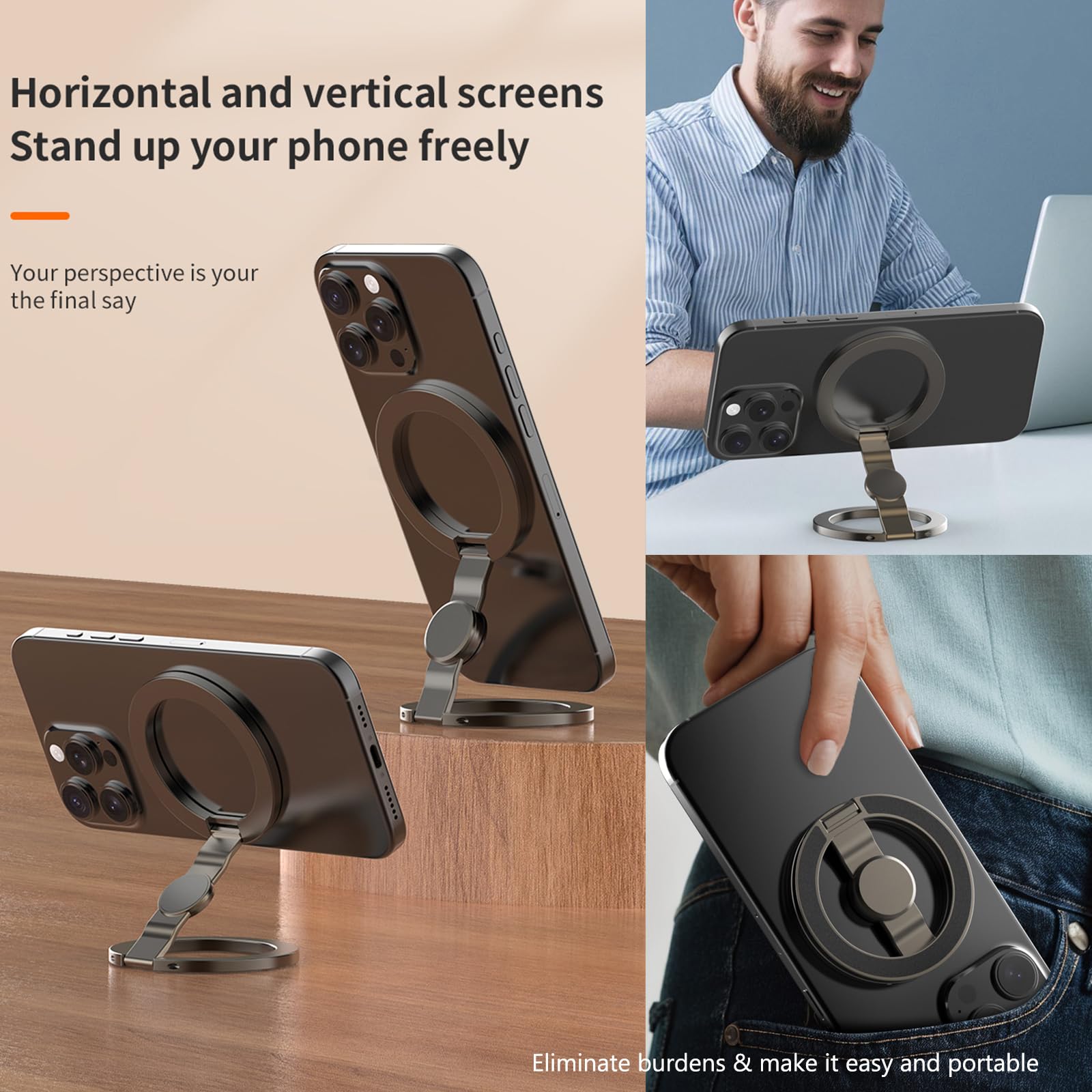 Mroace Fidget Spinner Magnetic Phone Holder