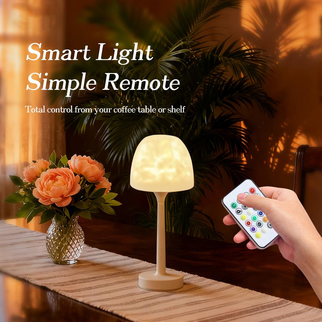 Mroace Remote Control Water Ripple Ambient Lamp