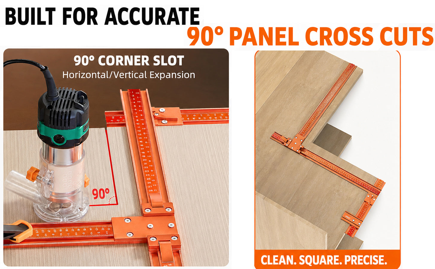 Mroace Aluminum Alloy Circular Saw Guide Rail