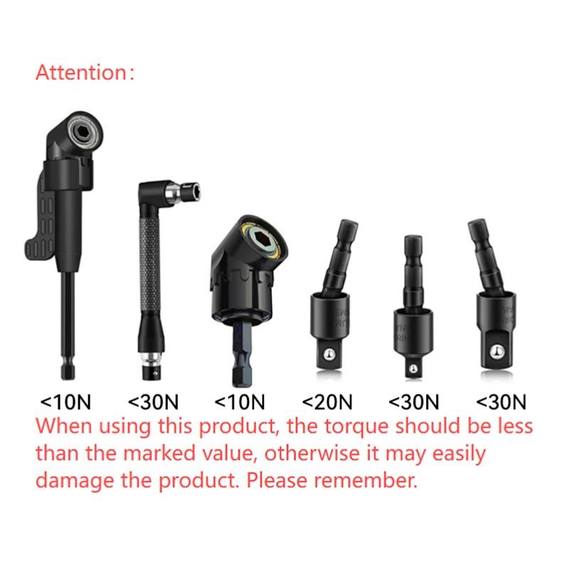 Mroace Rotatable Impact Grade Right Angle Drill Set