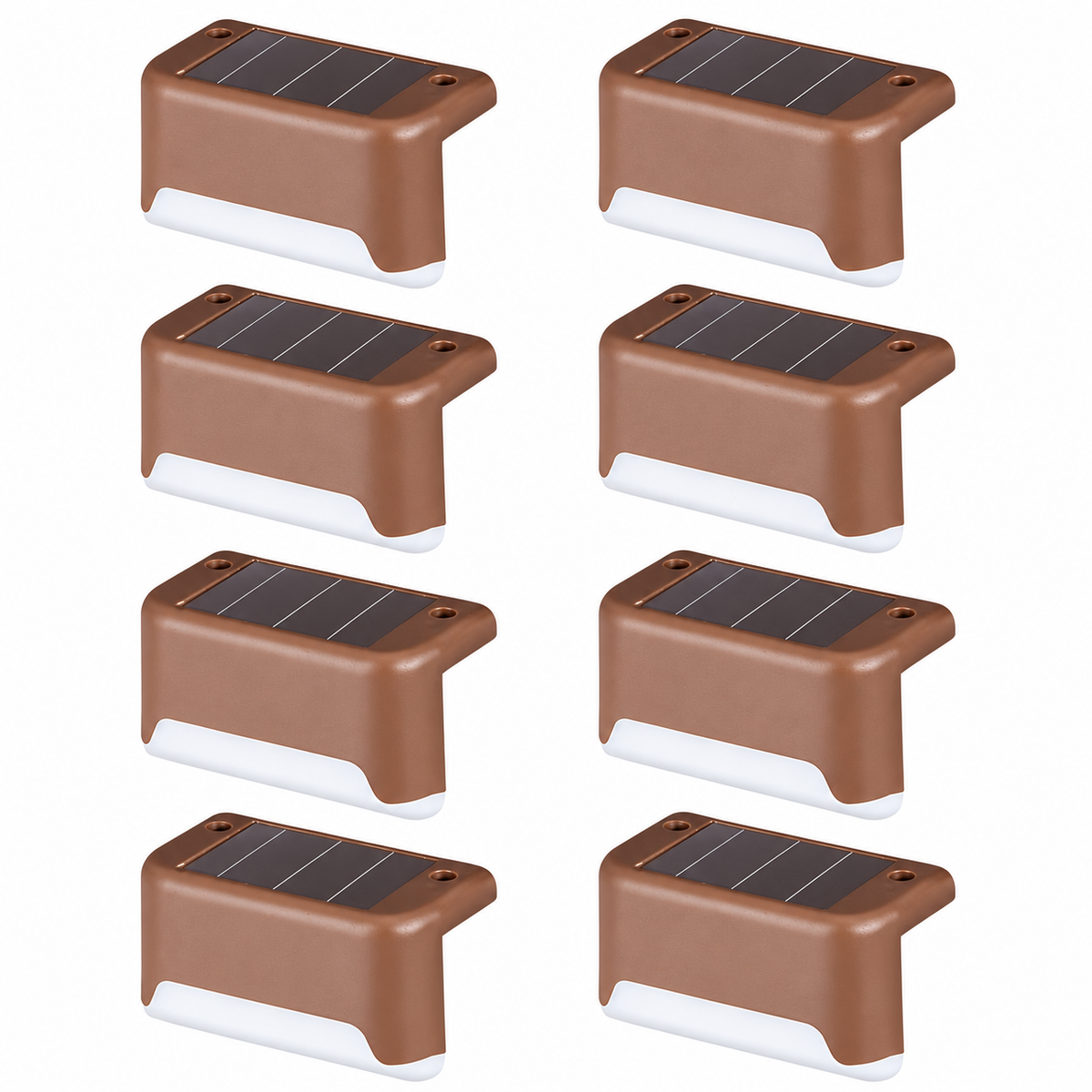 Mroace Waterproof Solar Deck Step Lights