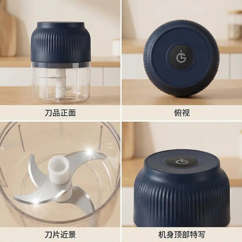 Mroace USB Rechargeable Mini Electric Food Chopper and Meat Grinder