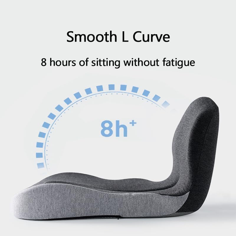 Mroace Ergonomic Memory Foam Seat Cushion with Lumbar Support
