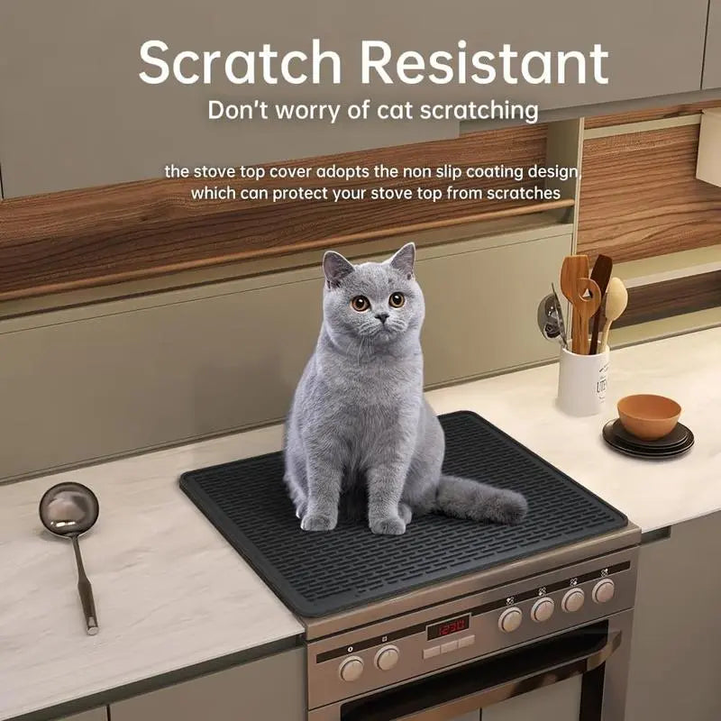 Mroace Heat Resistant Silicone Stove Top Cover Mat