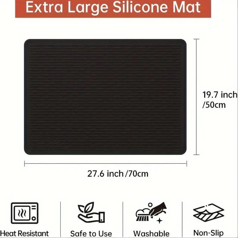 Mroace Heat Resistant Silicone Stove Top Cover Mat