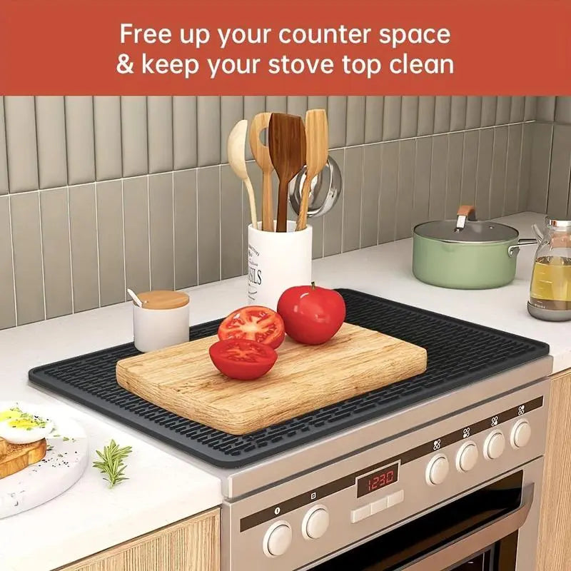 Mroace Heat Resistant Silicone Stove Top Cover Mat