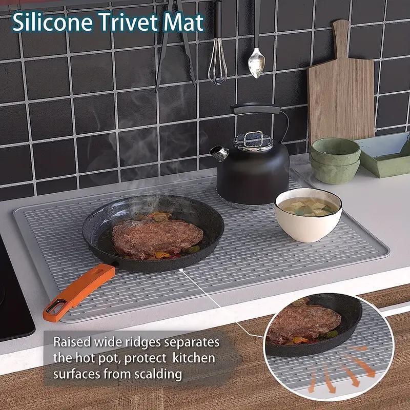 Mroace Heat Resistant Silicone Stove Top Cover Mat