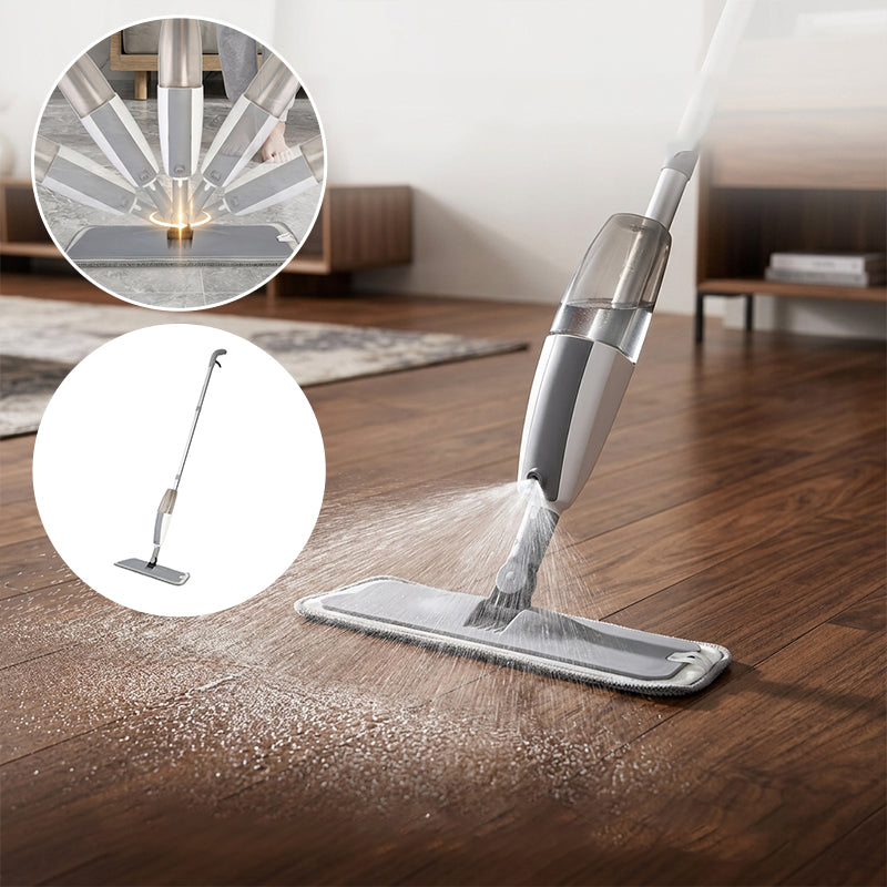 Mroace Microfiber Spray Mop With Washable Pads