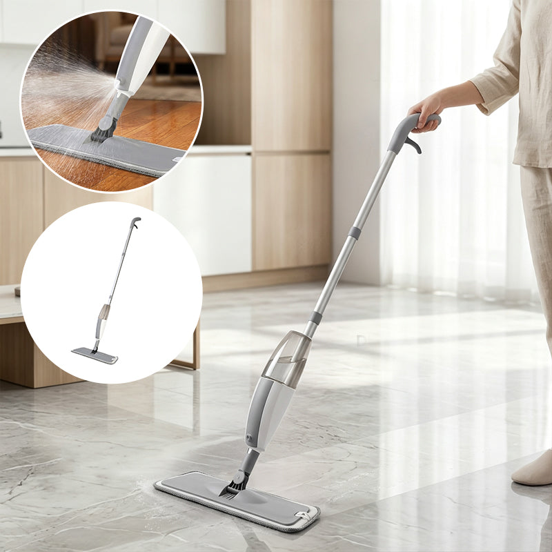 Mroace Microfiber Spray Mop With Washable Pads
