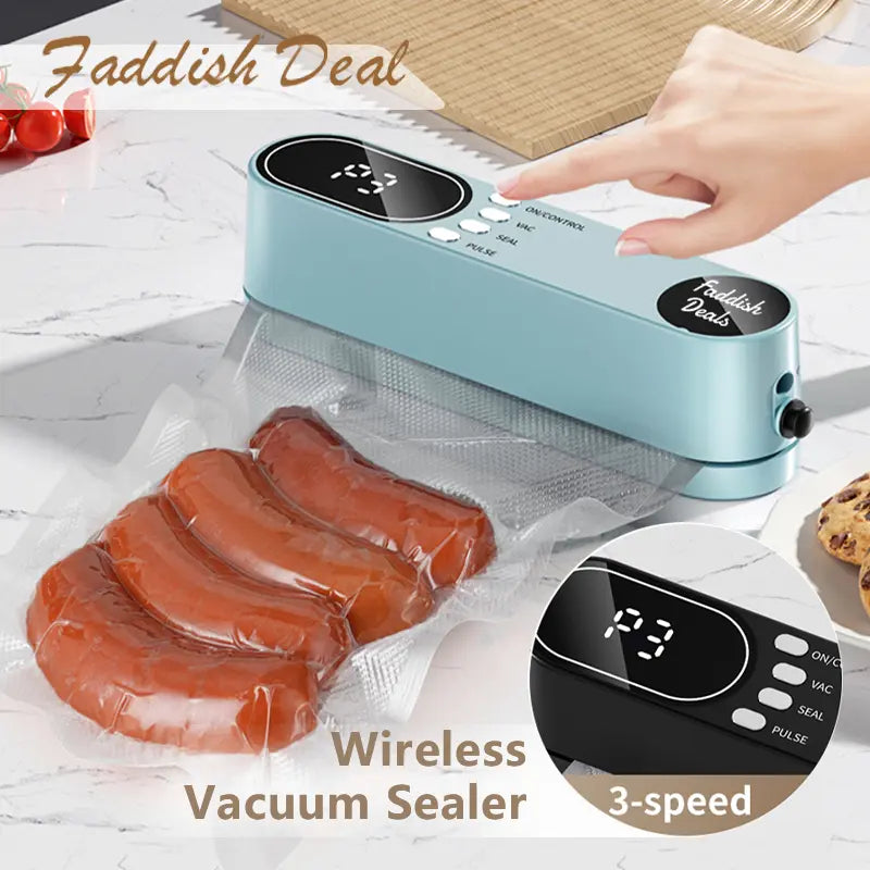 Mroace Wireless Vacuum Food Storage Sealer Pump