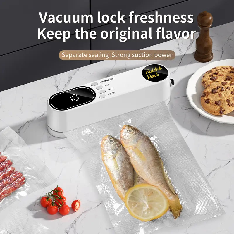 Mroace Wireless Vacuum Food Storage Sealer Pump
