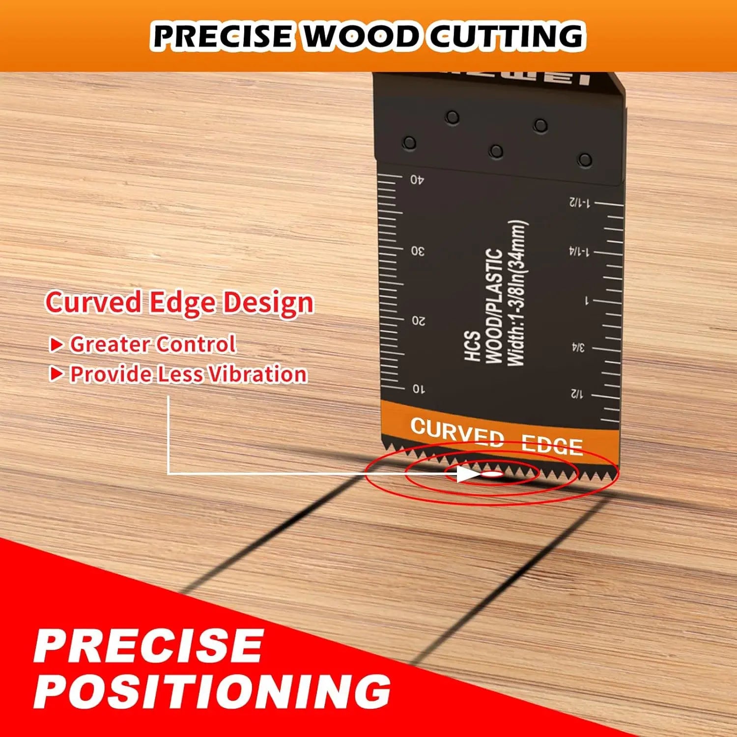 Mroace 154-Piece Oscillating Saw Blade and Sanding Kit