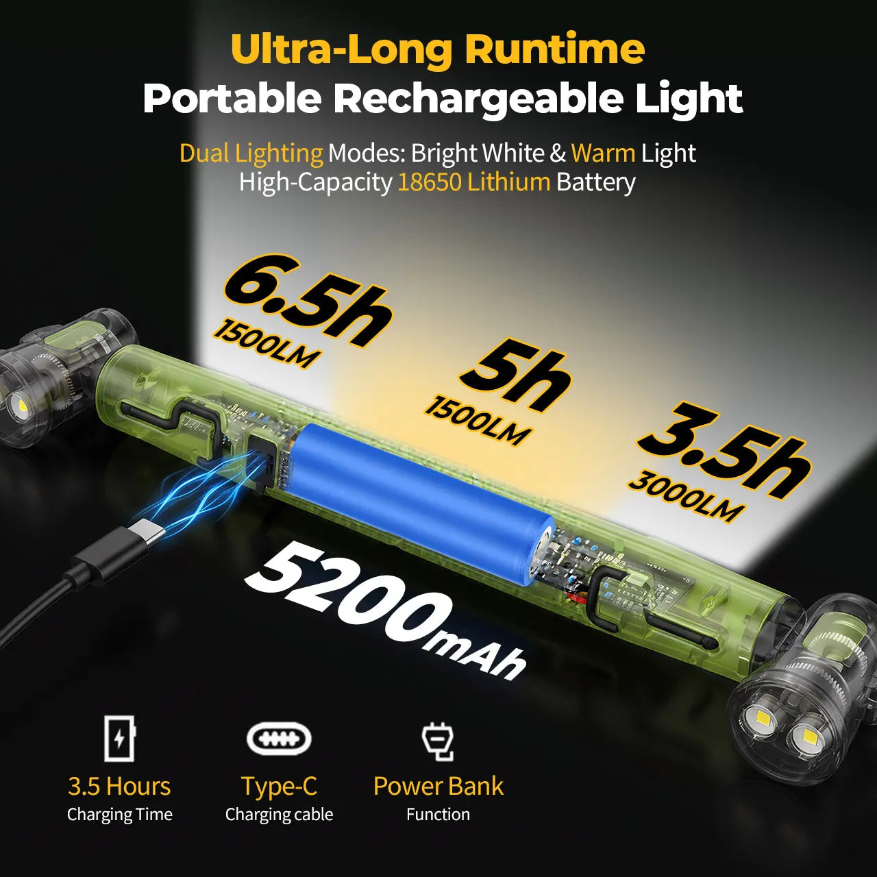 Mroace Under Hood Work Light Bar