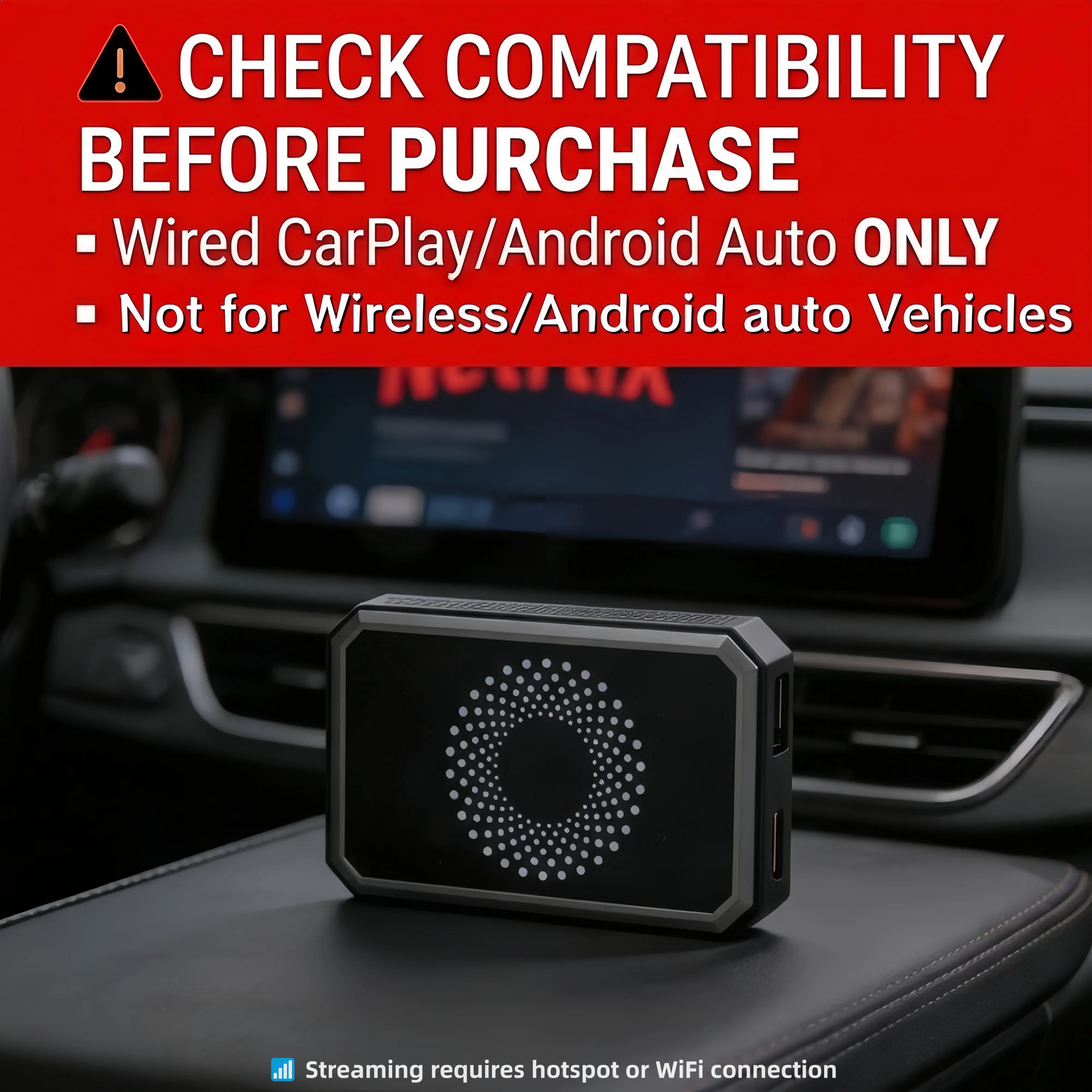 Mroace 2026 Wired CarPlay to Wireless Adapter