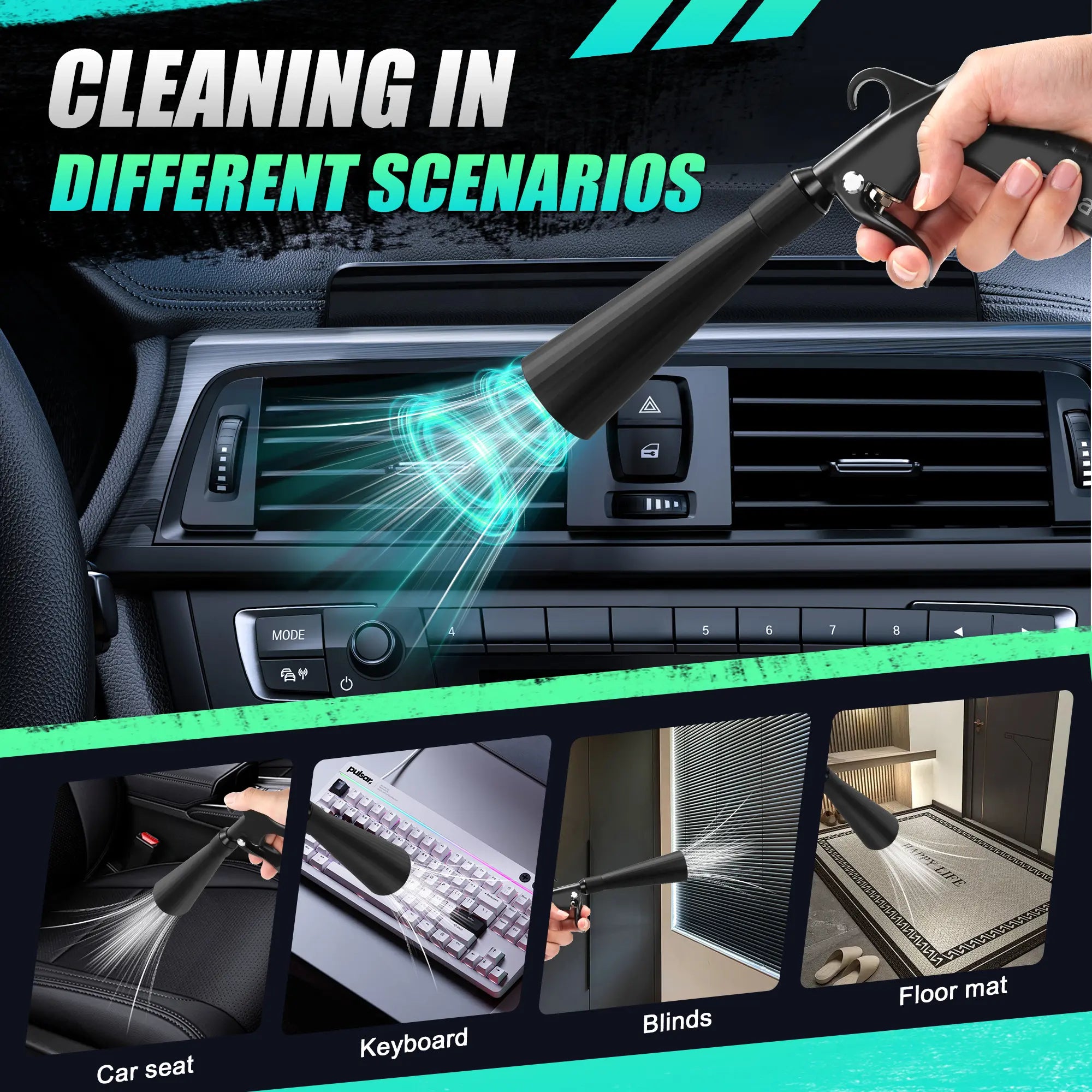 Mroace High Pressure Car Interior Cleaning Blow Gun