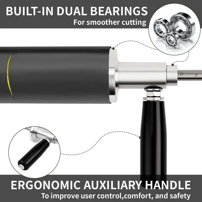Mroace PVC Pipe Inside Cutter with Adjustable Depth Guide