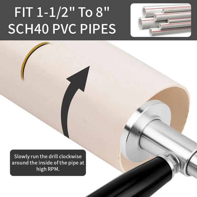 Mroace PVC Pipe Inside Cutter with Adjustable Depth Guide