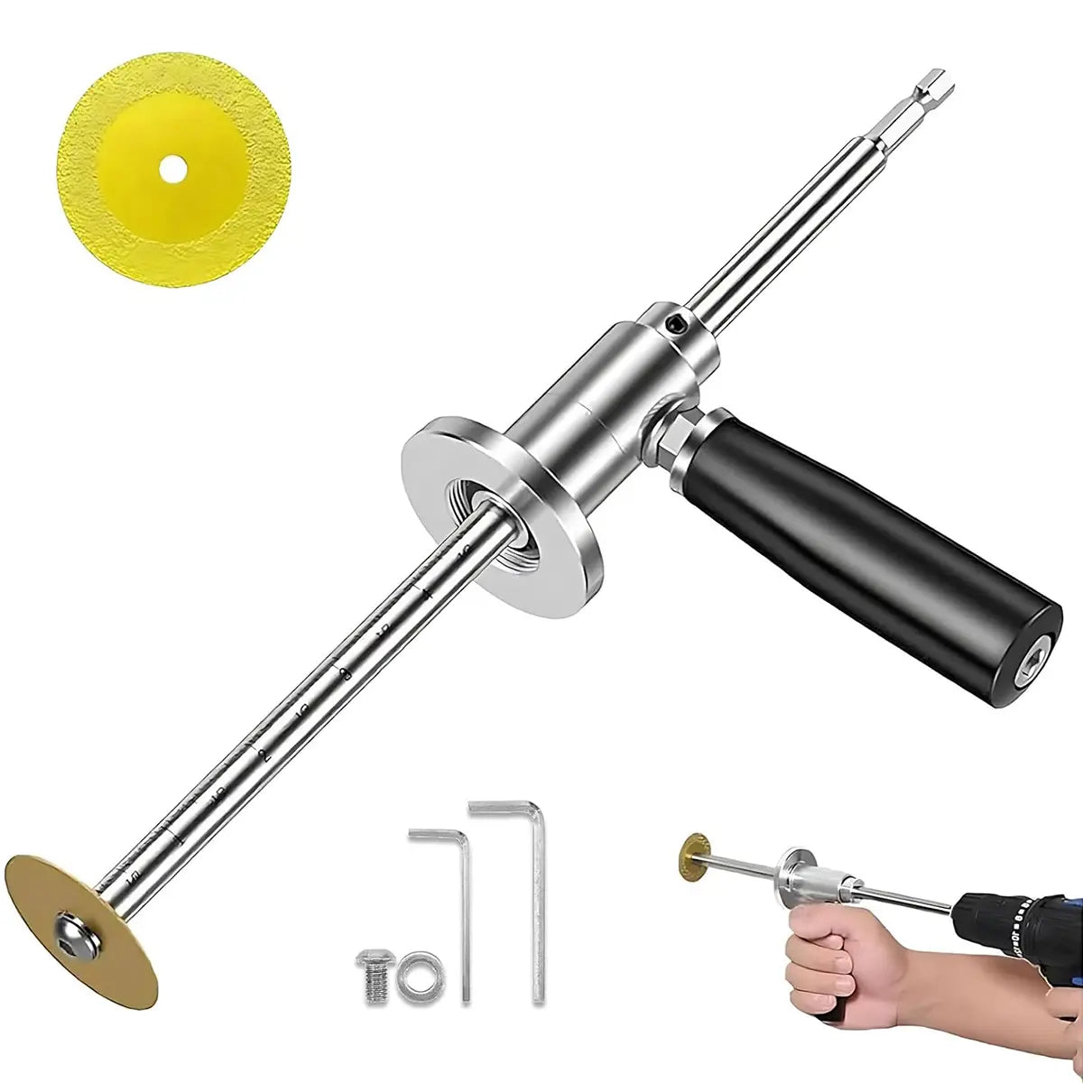 Mroace PVC Pipe Inside Cutter with Adjustable Depth Guide