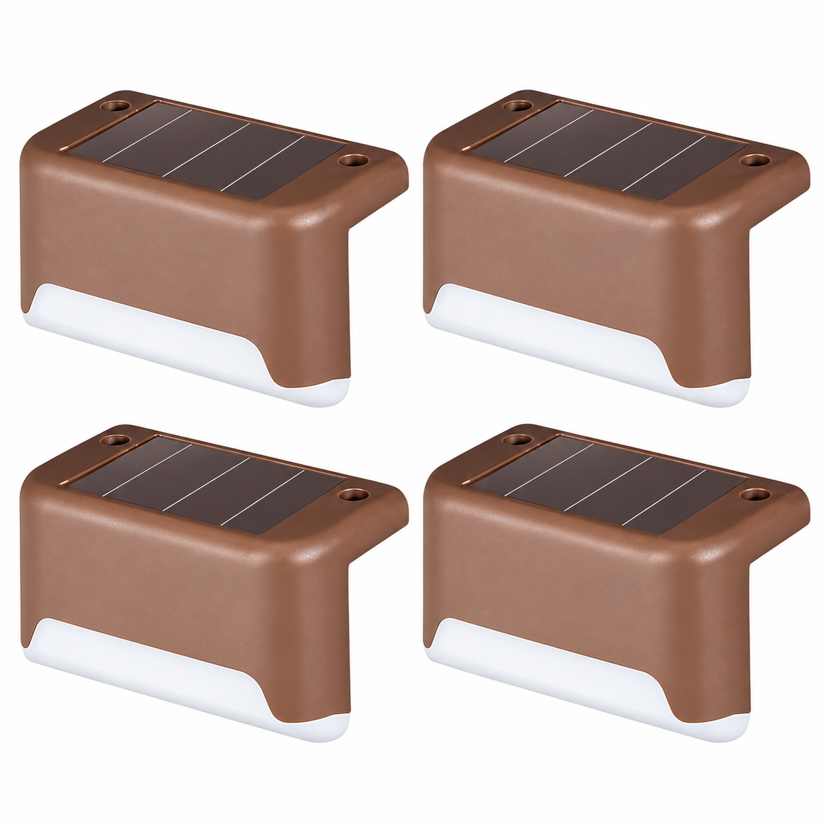 Mroace Waterproof Solar Deck Step Lights