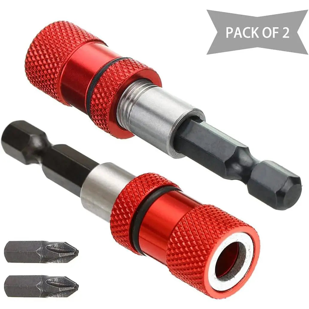 Mroace Adjustable Depth Drywall Screw Holder Bit Set