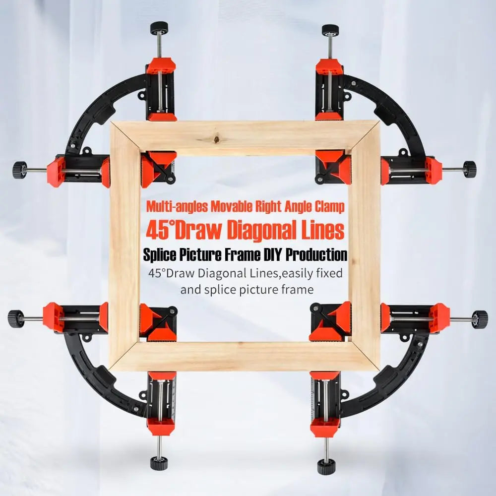 Mroace Adjustable Multi-Angle Corner Clamp Tool 30-90 Degrees