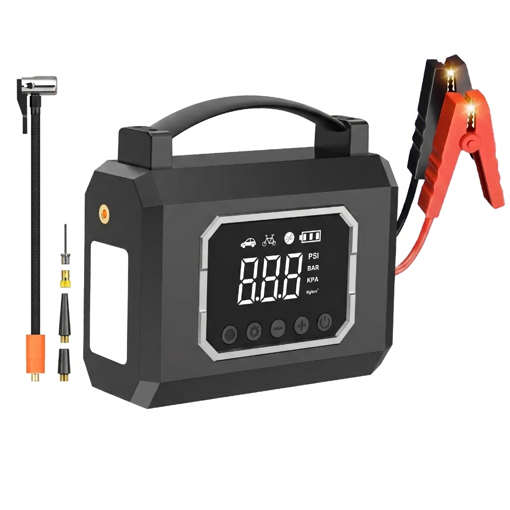 Mroace 4000A Jump Starter with Air Compressor