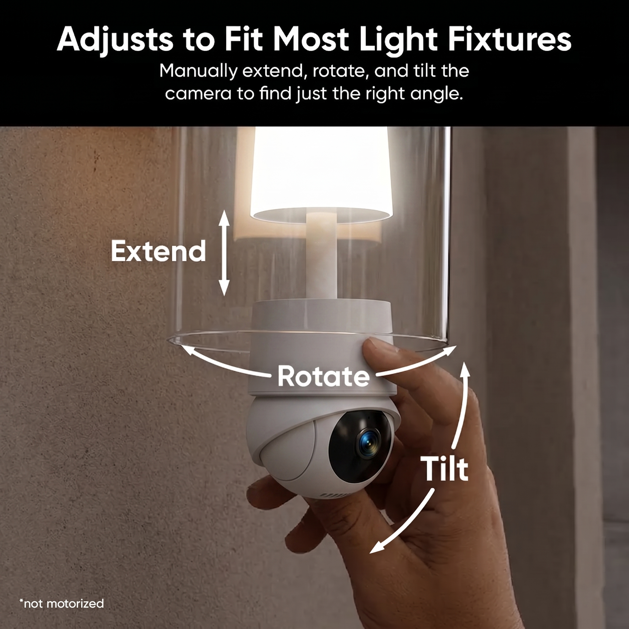 Mroace 2K HD Light Bulb Security Camera