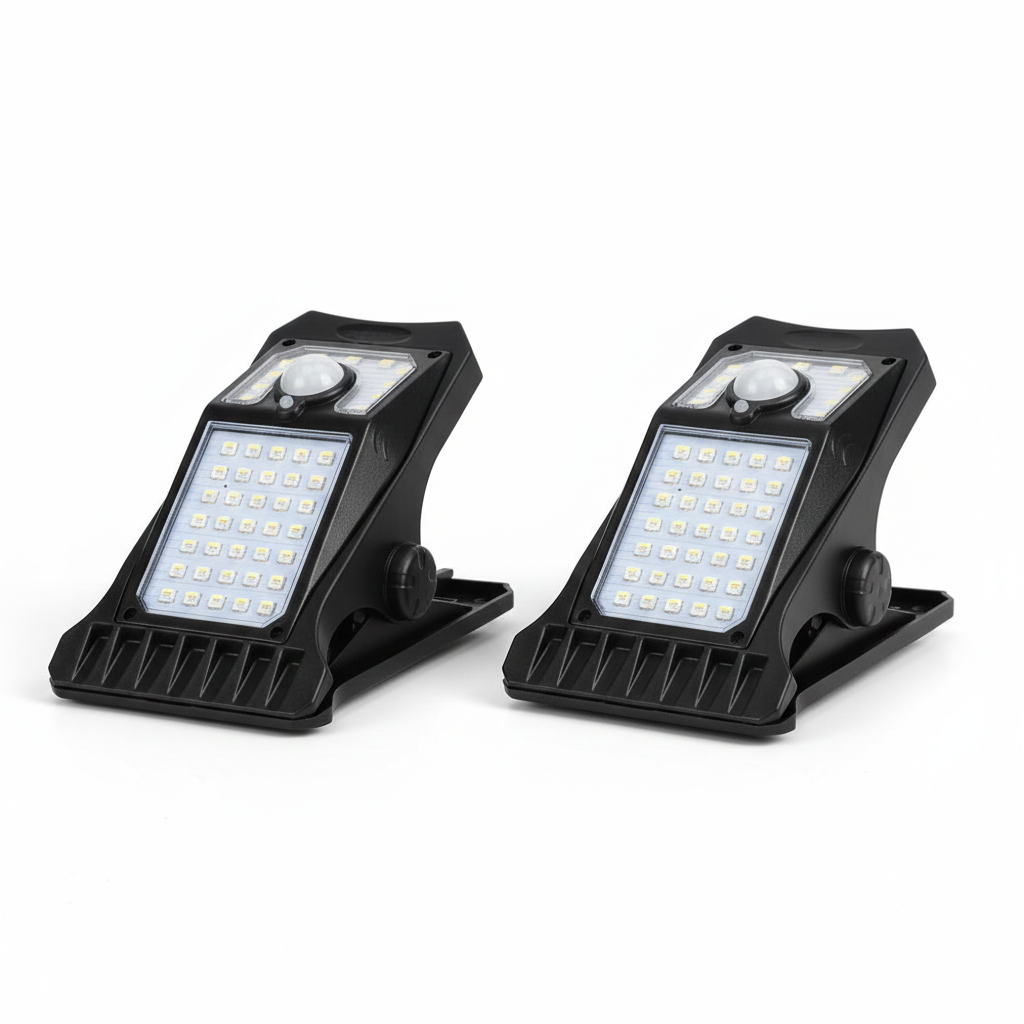 Mroace Solar Motion Sensor LED Clip Light