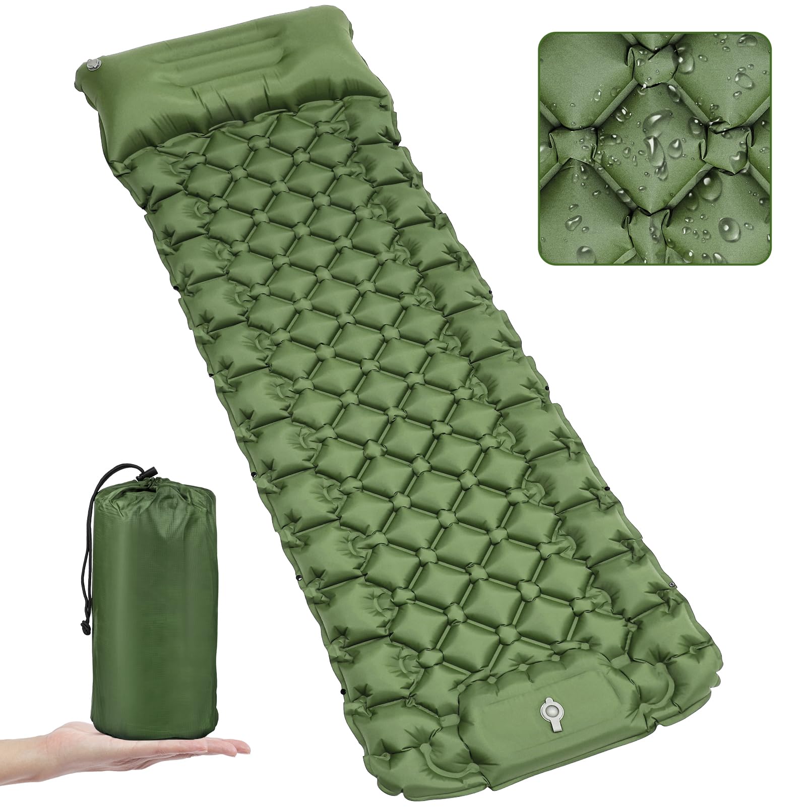 Mroace Ultralight Built In Pump Sleeping Pad