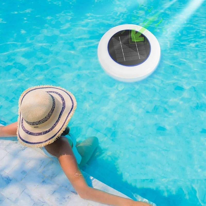 Mroace Solar Water Purifying Pool Ionizer