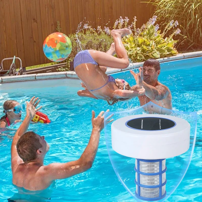 Mroace Solar Water Purifying Pool Ionizer