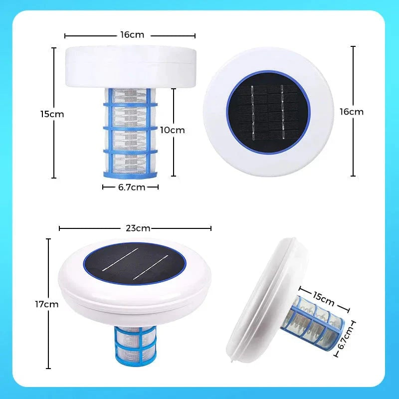 Mroace Solar Water Purifying Pool Ionizer